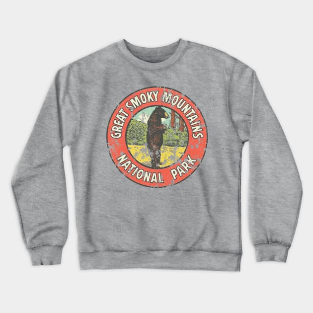 Great Smoky Mountains Vintage Bear Crewneck Sweatshirt by Hilda74